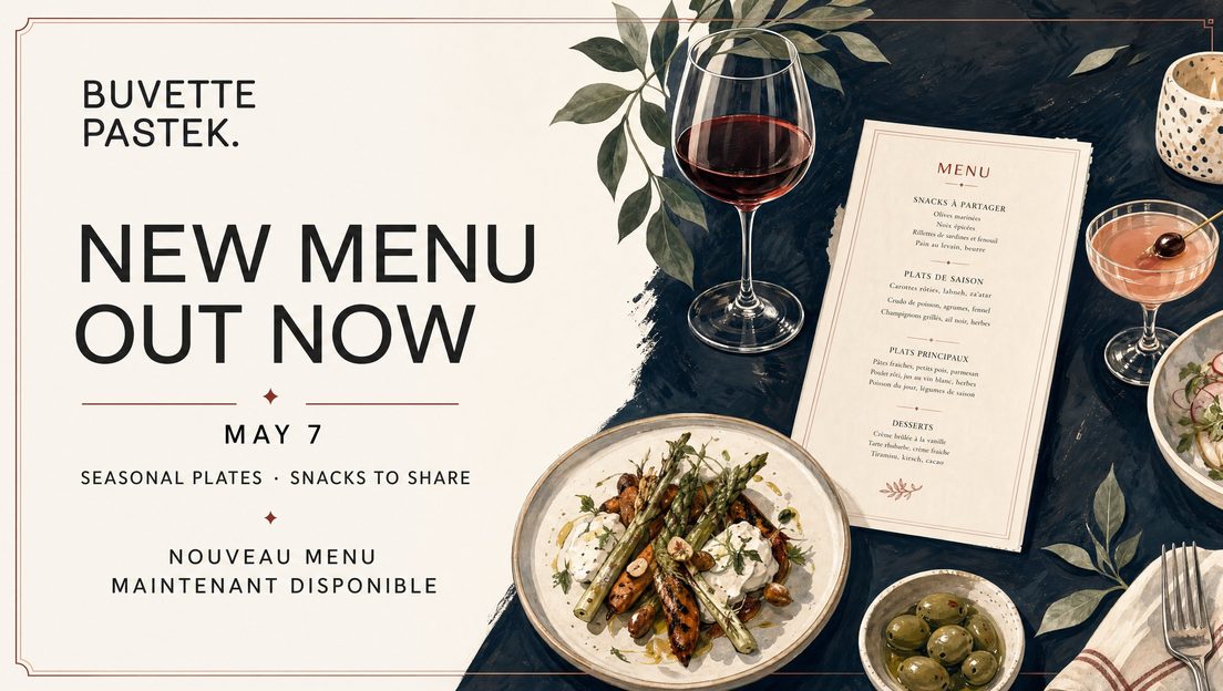 Pastek's new menu is out now